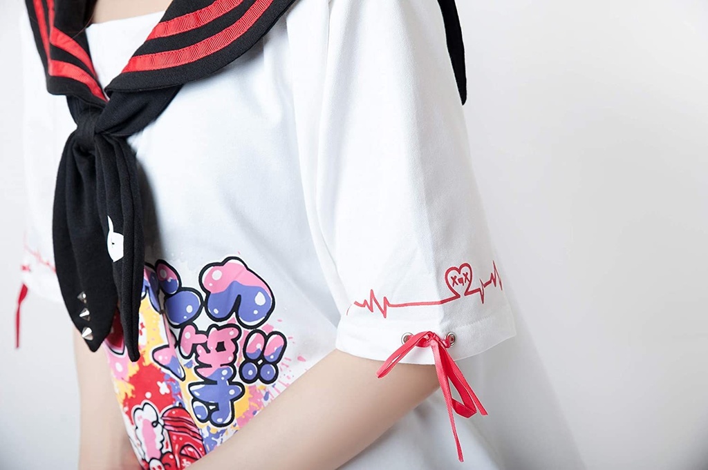 JillpunkオリジナルKERA二次コン可愛い 悪女ウサギ兎アニキ喧嘩上等セーラー服ワンピースネクタイ付き制服 ロリータ Lolita森ガール レディーおしゃれファッション秋葉系萌え