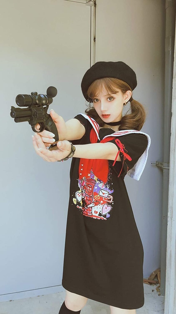 JillpunkオリジナルKERA二次コン可愛い 悪女ウサギ兎アニキ喧嘩上等セーラー服ワンピースネクタイ付き制服 ロリータ Lolita森ガール レディーおしゃれファッション秋葉系萌え