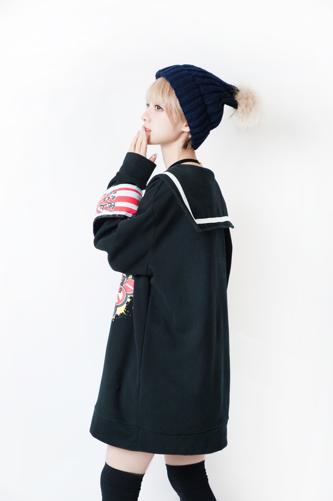 JillpunkオリジナルKERA二次コン可愛い 暴走熊アニキベア不良高校リバーシブルリストバンド付きセーラー服ワンピース制服Tシャツ ロリータ Lolita森ガール レディーおしゃれファッション秋葉系萌え