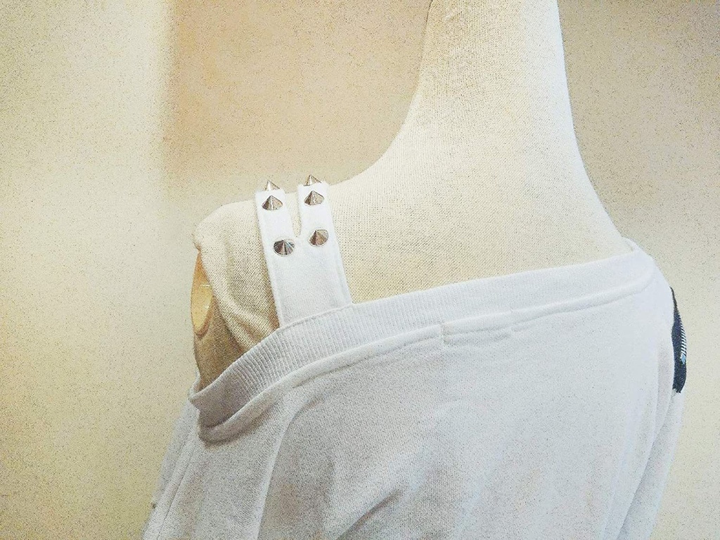 JillpunkオリジナルスタイルKERA MedUsagi蛇髪メドゥーサウサギタータンチェック柄アシンメトリーゆったりTシャツ メンズ レディーズ ストリート系 カジュアル おしゃれ大きいサイズ男女兼用ヒップホップ