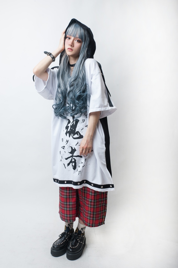 JillpunkオリジナルスタイルKERA 死神の鎌魂異形者ウイッチフードゆったり鉄の鎖パーカー メンズ レディースV系