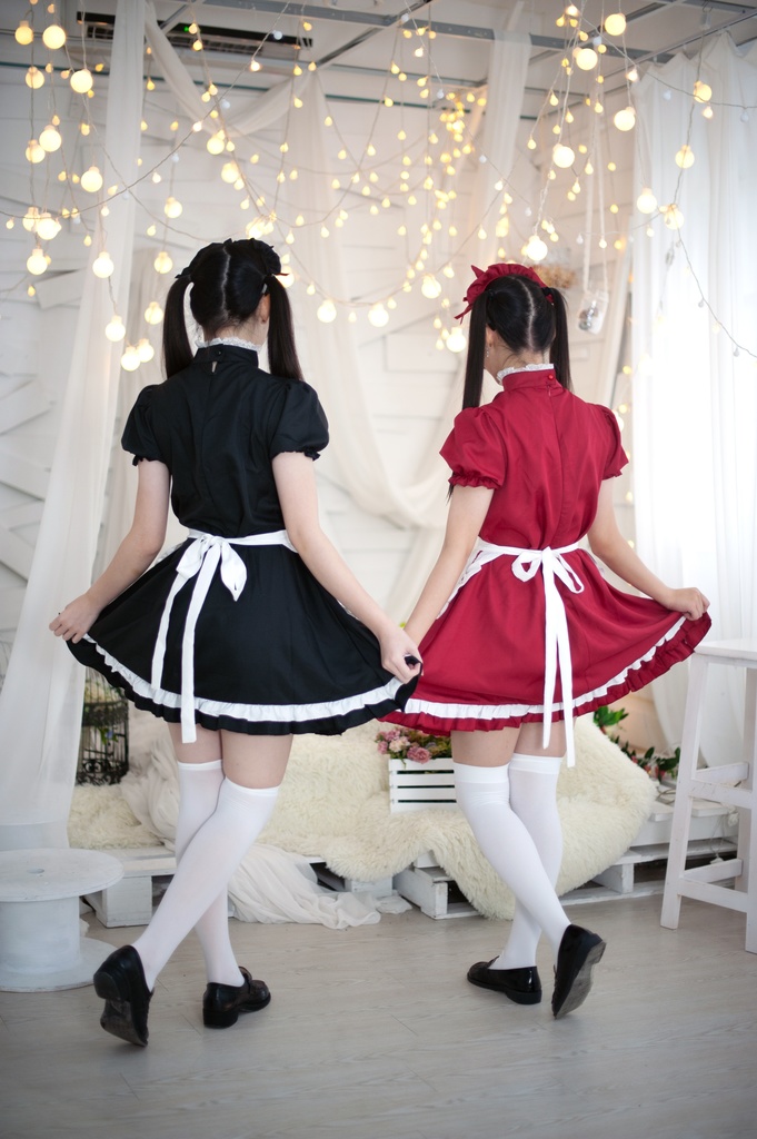 JillpunkオリジナルスタイルKERAアニメファンタジー 秋葉原アルケミスト魔女メイドエプロンドレス ヘヤーバンド付き ロリタレディースLOLITA喫茶店