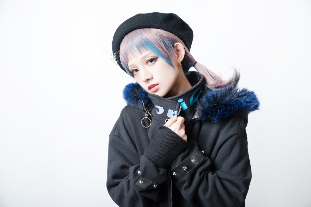 JillpunkオリジナルパンクKERA 死星宿曜さそり座フェイクレザースパイクリベット裏起毛パーカージャケット メンズ レディー V系 おしゃれ大きいサイズ男女兼用ファッション