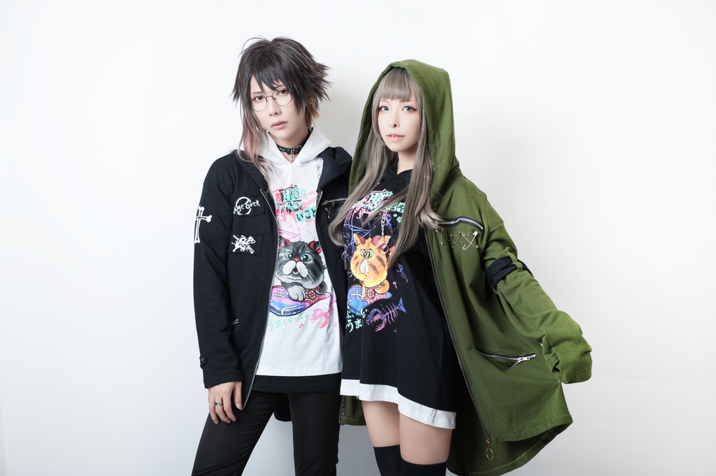 JillpunkオリジナルKERA コルウスからす座安全ピン付きゆったり付け札パーカージャケット メンズ レディーズ パンクロック カジュアル おしゃれ大きいサイズ男女兼用ヒップホップ