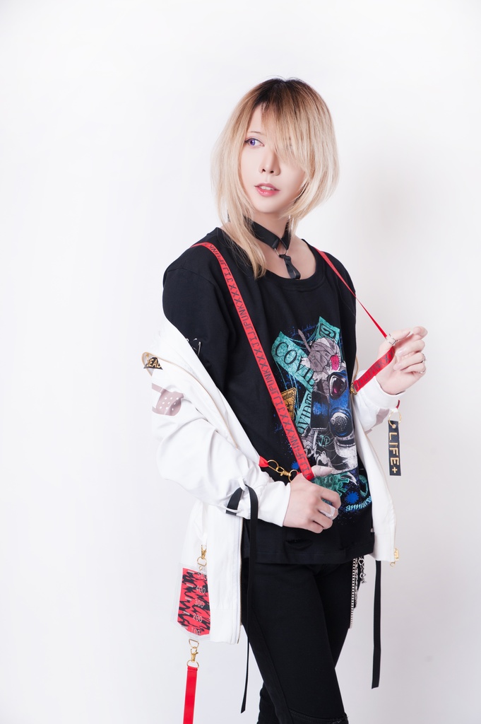 JillpunkオリジナルKERA 86+コラボ生死一如LIFE or DEADLYサスペンダー付きウィンドウブレーカージャケット リバーシブル裏表兼用 メンズ レディー V系 おしゃれ大きいサイズ男女兼用ファッション秋葉系カッコいい