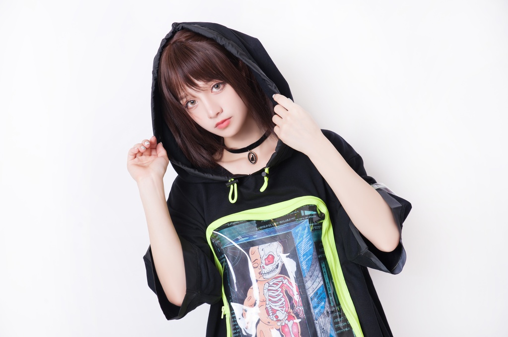 JillpunkオリジナルKERA未来工業ホムンクルスベビー人造人NO. 9635痛バッグ付きゆったりパーカー パンクメンズ レディースV系男女兼用ファッション秋葉系カッコいいおしゃれ