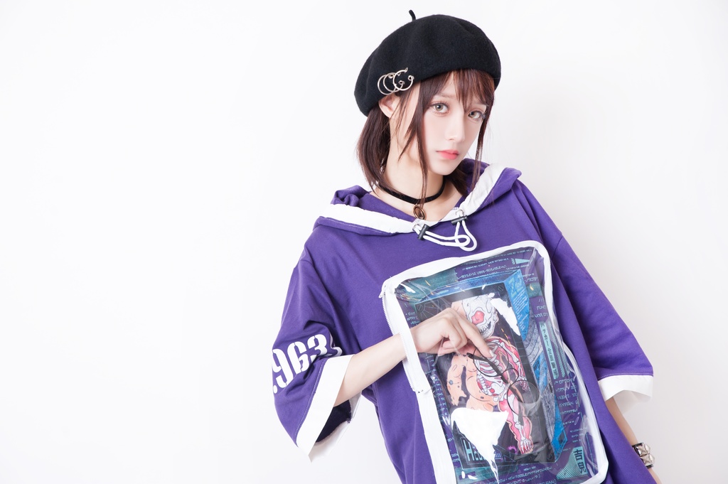 JillpunkオリジナルKERA未来工業ホムンクルスベビー人造人NO. 9635痛バッグ付きゆったりパーカー パンクメンズ レディースV系男女兼用ファッション秋葉系カッコいいおしゃれ