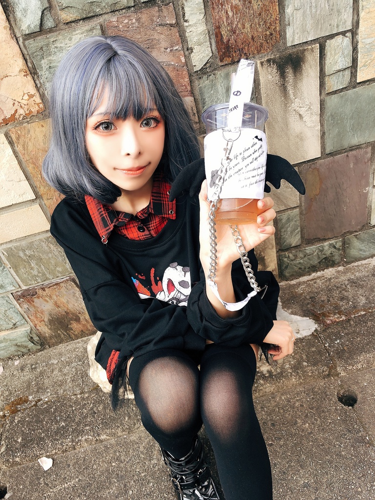 JillpunkオリジナルパンクKERA 錬金術アルケミーうさぎ賢者3D翼羽根フルプリントドリンク用エコバッグチェーンホルダー メンズ レディー V系 おしゃれ大きいサイズ男女兼用ファッション 秋葉系