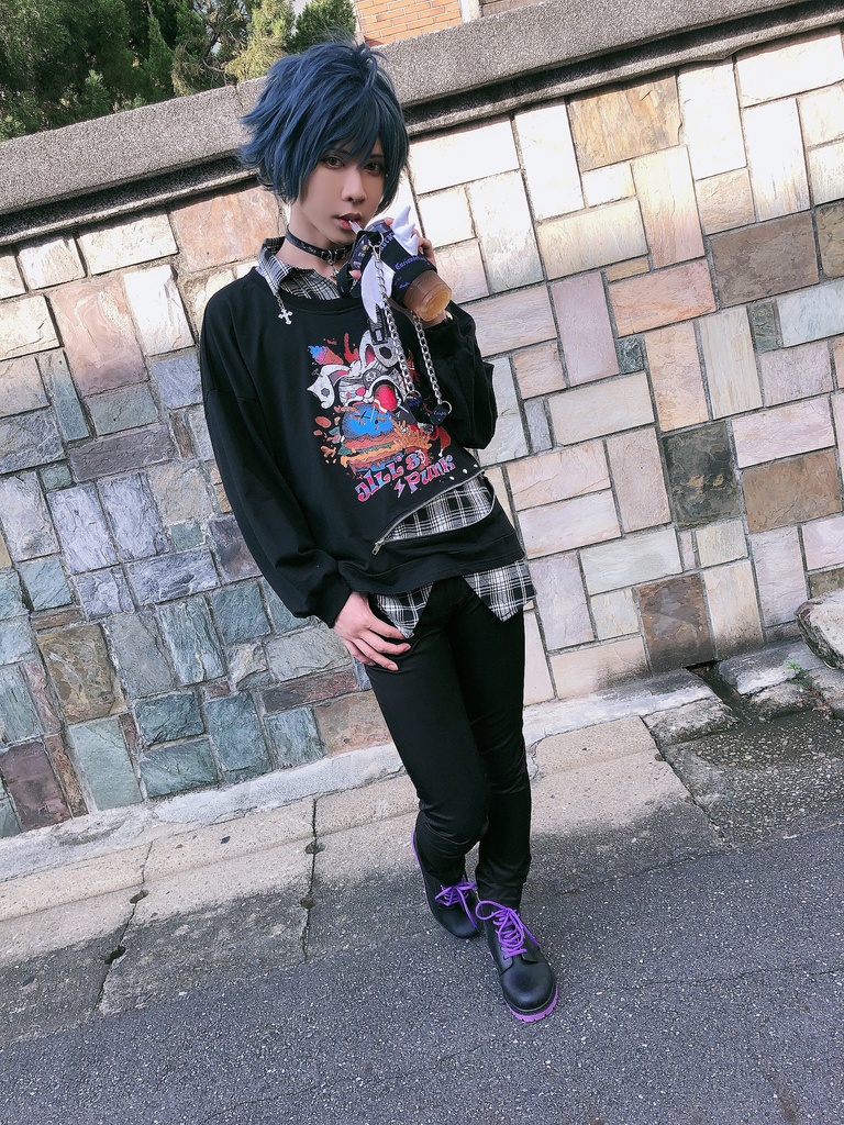 JillpunkオリジナルパンクKERA 錬金術アルケミーうさぎ賢者3D翼羽根フルプリントドリンク用エコバッグチェーンホルダー メンズ レディー V系 おしゃれ大きいサイズ男女兼用ファッション 秋葉系