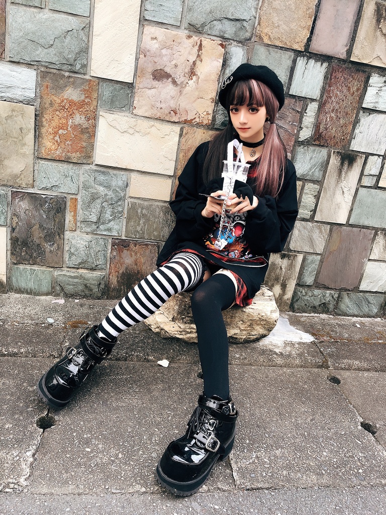 JillpunkオリジナルパンクKERA 錬金術アルケミーうさぎ賢者3D翼羽根フルプリントドリンク用エコバッグチェーンホルダー メンズ レディー V系 おしゃれ大きいサイズ男女兼用ファッション 秋葉系