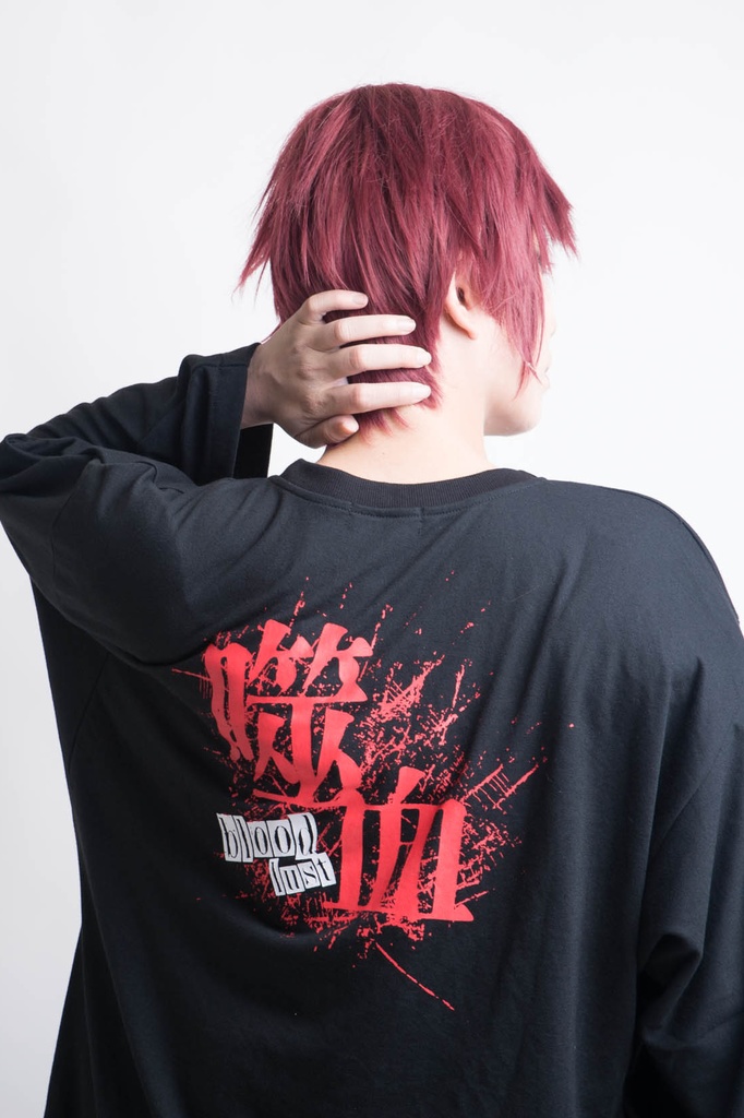 JillpunkオリジナルスタイルKERA怪乱舞ayakashi 煉獄少女ゾンビダメージチュールロングゆったりTシャツホラー都市伝説V系秋葉系漫画お宅メンズ レディースV系