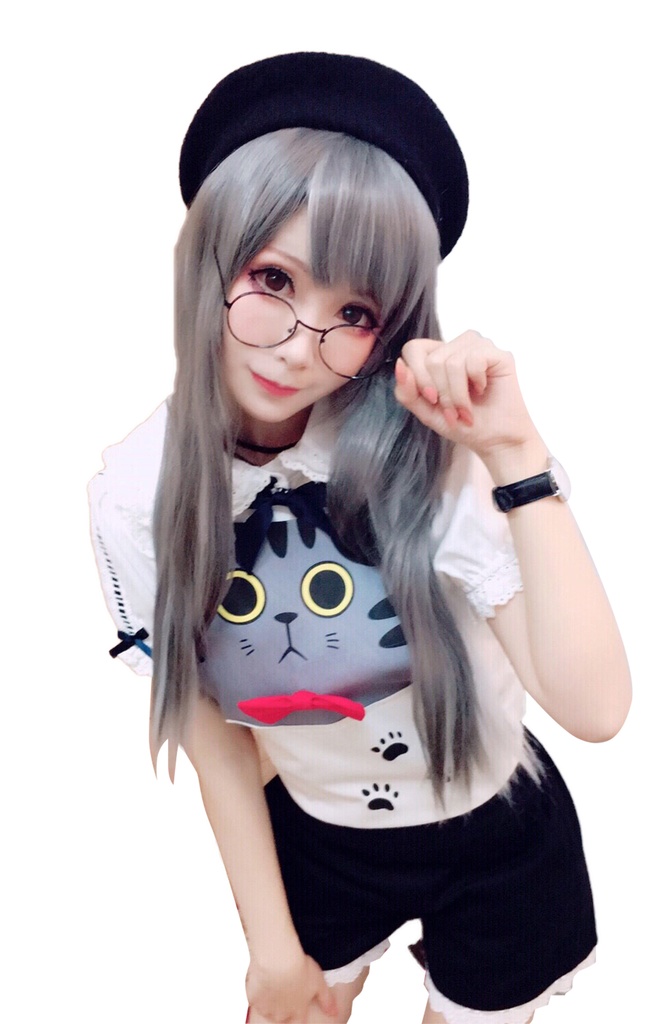 JillpunkオリジナルスタイルKERAアニメファンタジー にゃんこ国猫王子ショートサロペットショートパンツ ロリタレディース猫系可愛い萌えおしゃれ