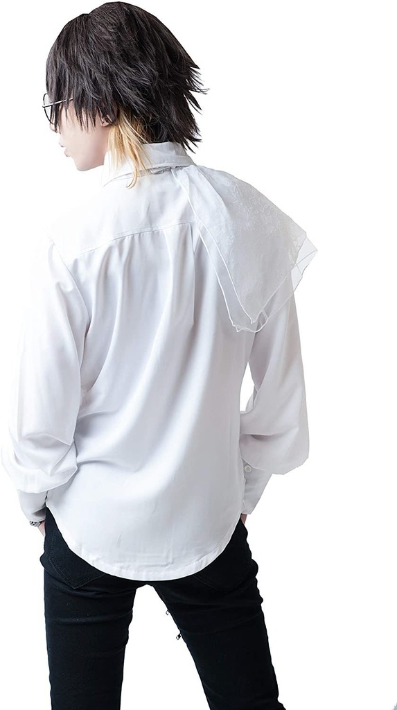 JillpunkオリジナルKERA ヨーロッパ貴族ロココ聖杯ナイトショール付きフォーマルシャツ 王子様ヴァンパイア風 メンズ ゴシックコスチューム パーティーエレガント ハンサム V系COSPLAY