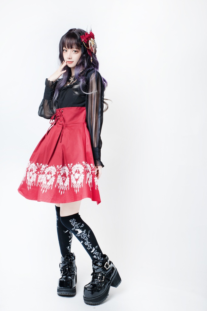 JillpunkオリジナルパンクKERA アニメファンタジー フルール・ド・リスのデート聖女長袖ワンピースブラウスドレスOP COSPLAY姫系レディースゴシックロリータ