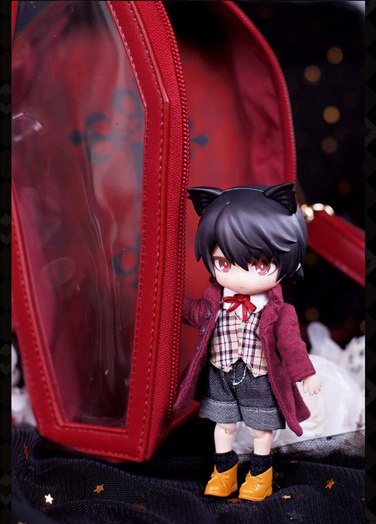 JillpunkオリジナルKERA 薔薇傀儡師molly ob11 bjd透明家出オタク合皮ショルダー痛棺バッグ COSPLAYレディースV系 ゴシックロリータ おしゃれ可愛い萌え秋葉原