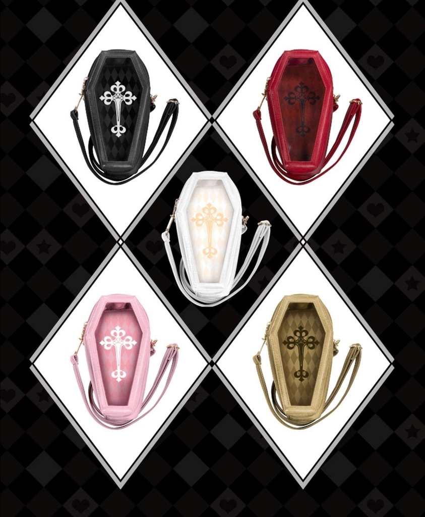 JillpunkオリジナルKERA 薔薇傀儡師molly ob11 bjd透明家出オタク合皮ショルダー痛棺バッグ COSPLAYレディースV系 ゴシックロリータ おしゃれ可愛い萌え秋葉原