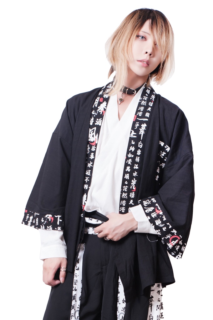 JillpunkオリジナルパンクKERA 武侠伝赤壁賦書道漢字プリントゆったり現代中華旗装チャイナトップジャケットブレザーOversizeオーバーサイズ メンズ レディーズ おしゃれ男女兼用ファッション秋葉系カッコいいコスプレ服COSPLAY