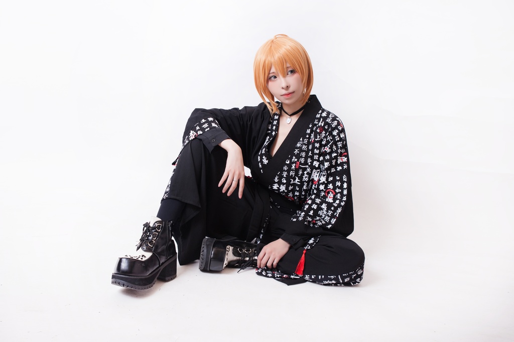 JillpunkオリジナルパンクKERA 武侠伝赤壁賦書道漢字プリントゆったり現代中華旗装チャイナトップジャケットブレザーOversizeオーバーサイズ メンズ レディーズ おしゃれ男女兼用ファッション秋葉系カッコいいコスプレ服COSPLAY