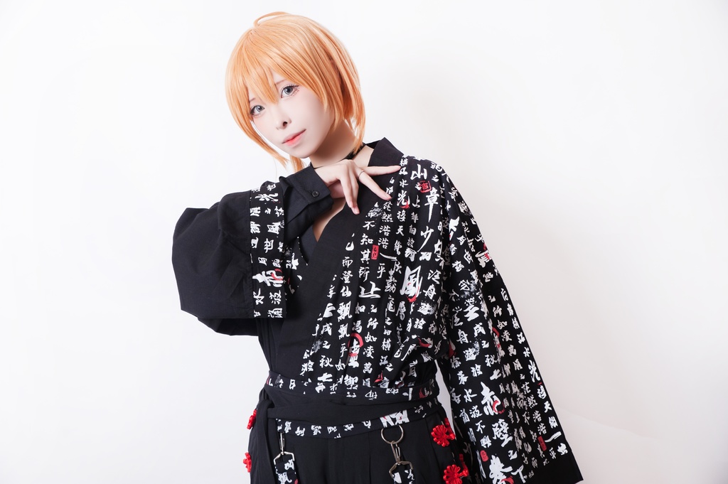 JillpunkオリジナルパンクKERA 武侠伝赤壁賦書道漢字プリントゆったりワイドタッセル剣道パンツズボン メンズ レディーズ おしゃれ男女兼用ファッション秋葉系カッコいいコスプレ服COSPLAY