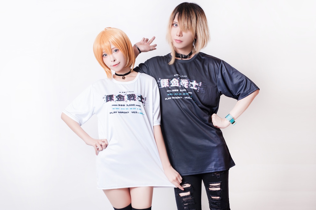 JillpunkオリジナルスタイルKERA 課金戦士神選使懐古レトロドット絵プリントゆったり半袖Tシャツ メンズ レディーズ おしゃれ男女兼用ファッション秋葉系カッコいい