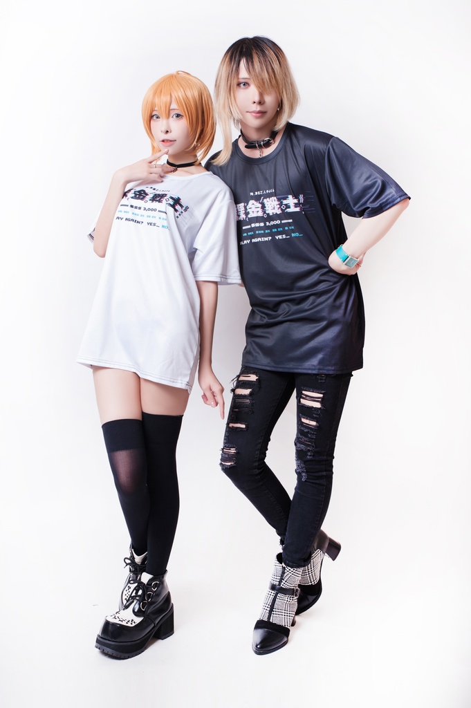 JillpunkオリジナルスタイルKERA 課金戦士神選使懐古レトロドット絵プリントゆったり半袖Tシャツ メンズ レディーズ おしゃれ男女兼用ファッション秋葉系カッコいい
