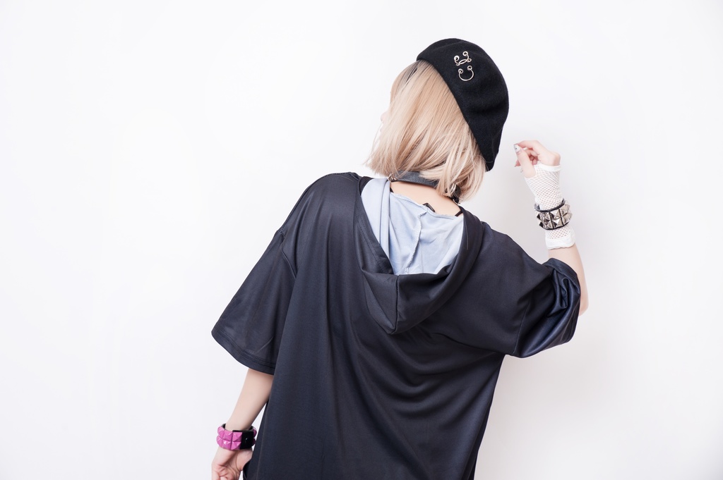 JillpunkオリジナルスタイルKERA 課金戦士神選使懐古レトロドット絵プリントゆったり半袖パーカー メンズ レディーズ おしゃれ男女兼用ファッション秋葉系カッコいい