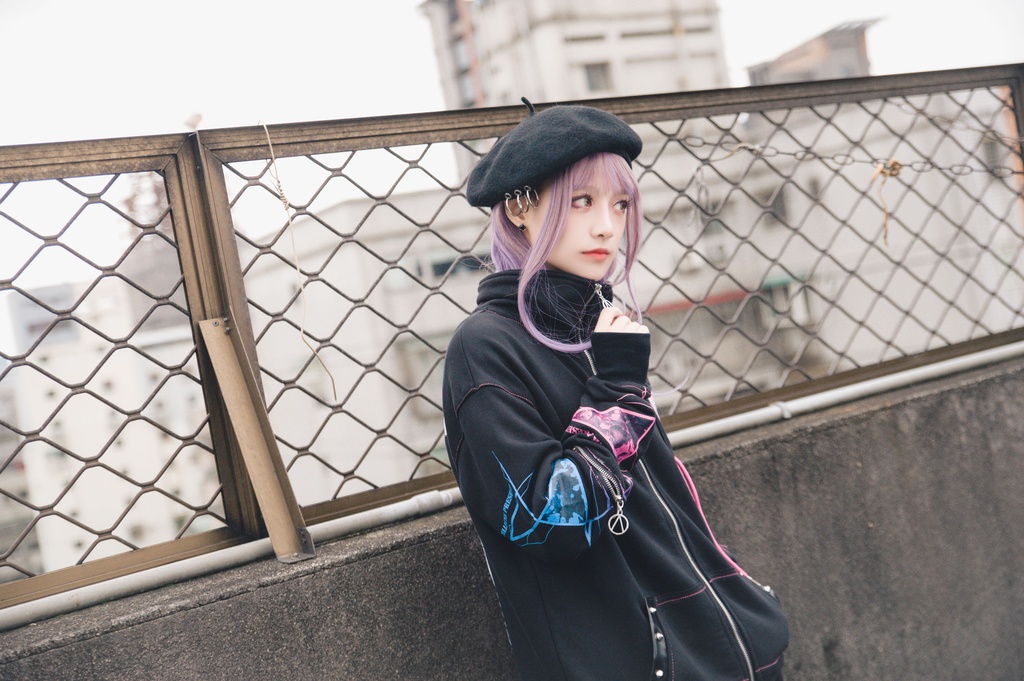 JillpunkオリジナルKERA ロック精神救急袋飾りチャックスタンドカラー長袖ゆったりジャケット パンクメンズ レディーズ おしゃれ男女兼用ファッション秋葉系カッコいい