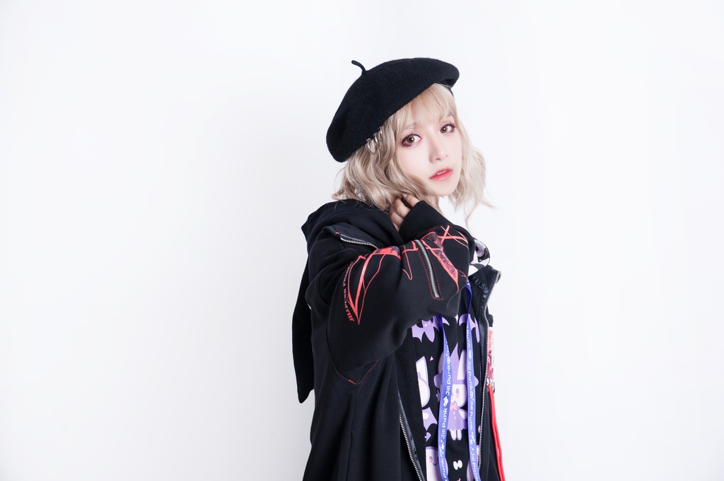 JillpunkオリジナルKERA ロック精神救急袋飾りチャックスタンドカラー長袖ゆったりジャケット パンクメンズ レディーズ おしゃれ男女兼用ファッション秋葉系カッコいい