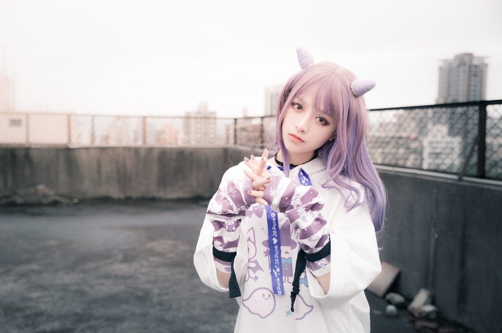 JillpunkオリジナルKERA ハロウィン子猫の魔女ウィッチフードアームカバー付き七分袖燕尾ゆったりパーカー メンズ レディー V系 可愛いおしゃれ大きいサイズ男女兼用ファッション秋葉系萌え二次コンHALLOWEEN