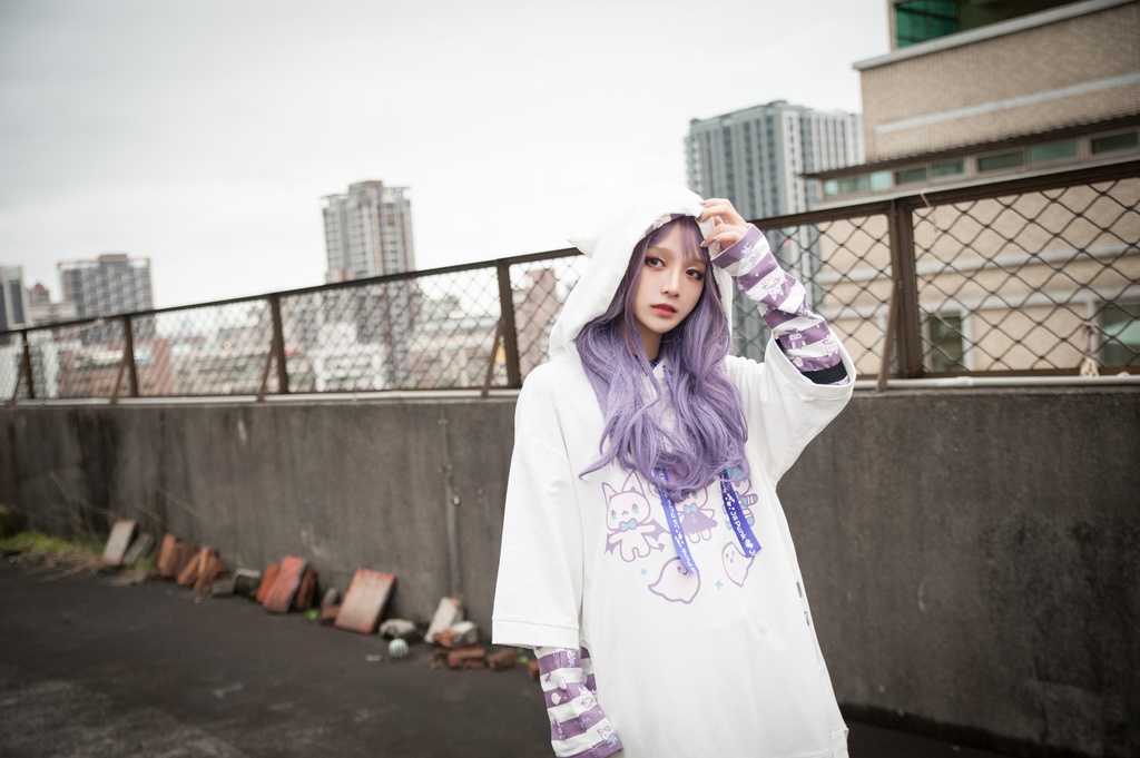 JillpunkオリジナルKERA ハロウィン子猫の魔女ウィッチフードアームカバー付き七分袖燕尾ゆったりパーカー メンズ レディー V系 可愛いおしゃれ大きいサイズ男女兼用ファッション秋葉系萌え二次コンHALLOWEEN