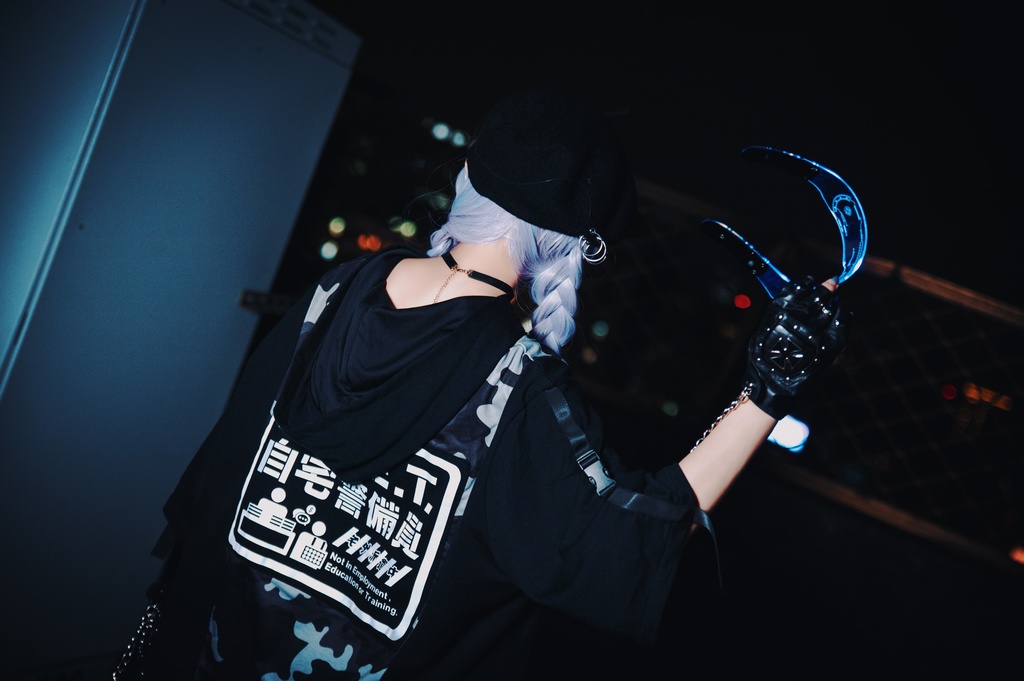 JillpunkオリジナルKERA アニメお宅二次コン 機動警察NEET自宅警備隊ミリタリー戦術ポケット反射プリントゆったり半袖パーカーメンズ レディー V系 おしゃれ大きいサイズ男女兼用ファッション秋葉系カッコいい