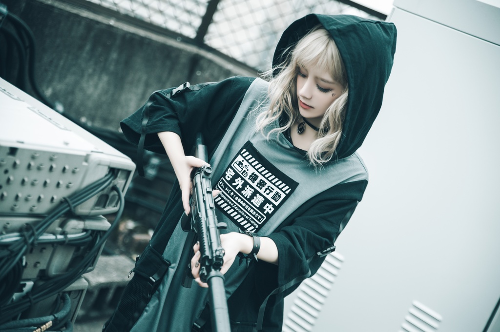 JillpunkオリジナルKERA アニメお宅二次コン 機動警察NEET自宅警備隊ミリタリー戦術ポケット反射プリントゆったり半袖パーカーメンズ レディー V系 おしゃれ大きいサイズ男女兼用ファッション秋葉系カッコいい