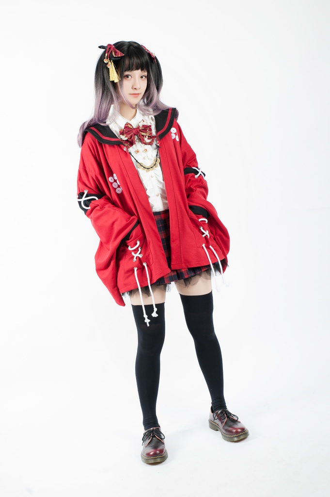 Jillpunkオリジナルアニメファンタジー日本一の兵真田幸村六文銭戦国旗印セーラーカラー現代羽織和装ジャケットブレザー メンズ レディー V系カッコいい おしゃれ大きいサイズ男女兼用和風ファッション秋葉系