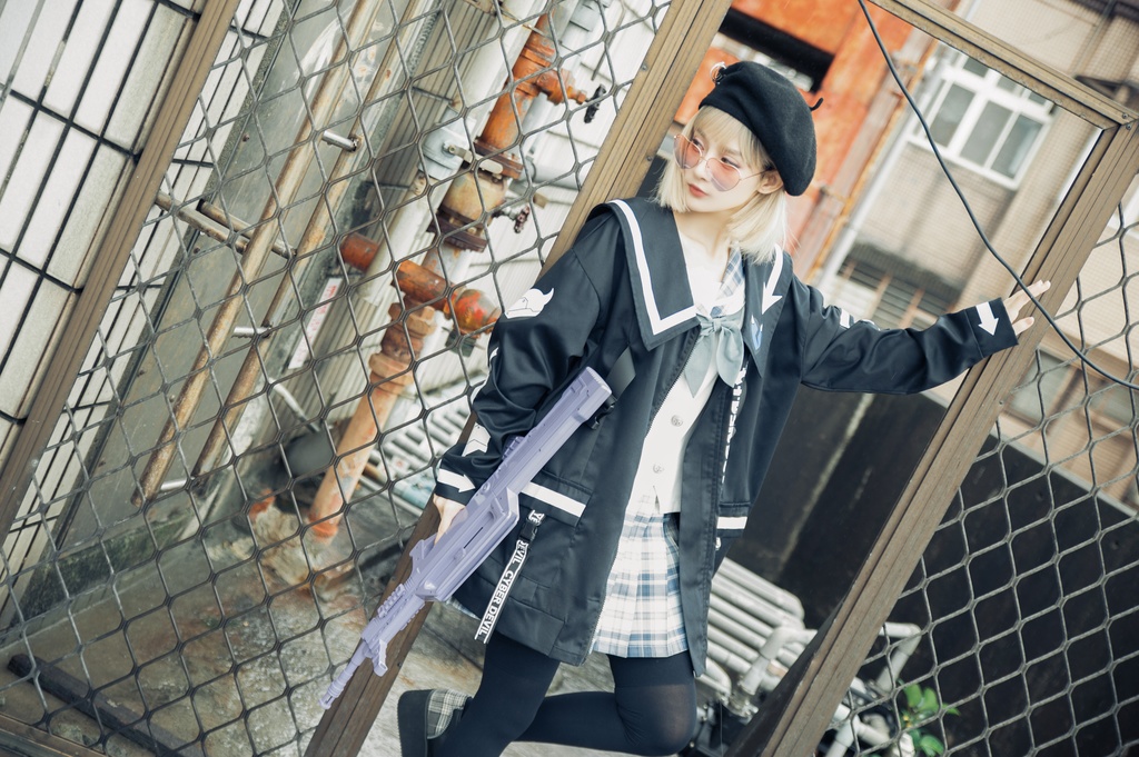 Jillpunkオリジナルお宅アニメ二次コン台湾刺青師青赤コラボeスポーツ サイバーデビルCYBERDEVILセーラーカラー装着帯ゆったりワークジャケット ユニーセックスメンズ レディー V系 おしゃれ大きいサイズ男女兼用ファッション秋葉系地雷系カッコいい