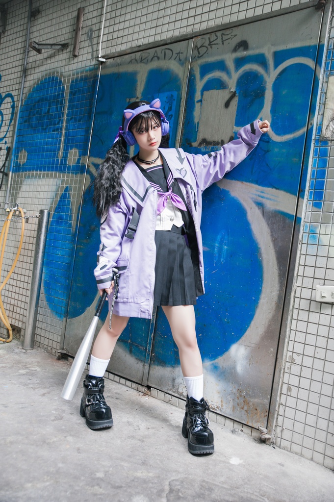 Jillpunkオリジナルお宅アニメ二次コン台湾刺青師青赤コラボeスポーツ サイバーデビルCYBERDEVILセーラーカラー装着帯ゆったりワークジャケット ユニーセックスメンズ レディー V系 おしゃれ大きいサイズ男女兼用ファッション秋葉系地雷系カッコいい