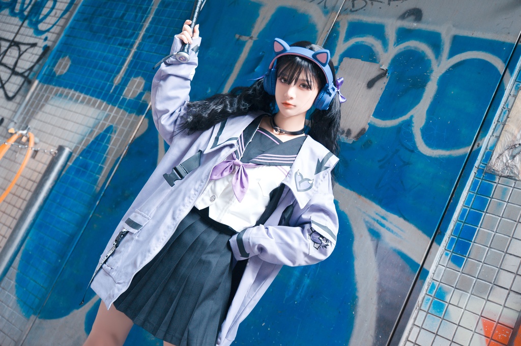 Jillpunkオリジナルお宅アニメ二次コン台湾刺青師青赤コラボeスポーツ サイバーデビルCYBERDEVILセーラーカラー装着帯ゆったりワークジャケット ユニーセックスメンズ レディー V系 おしゃれ大きいサイズ男女兼用ファッション秋葉系地雷系カッコいい