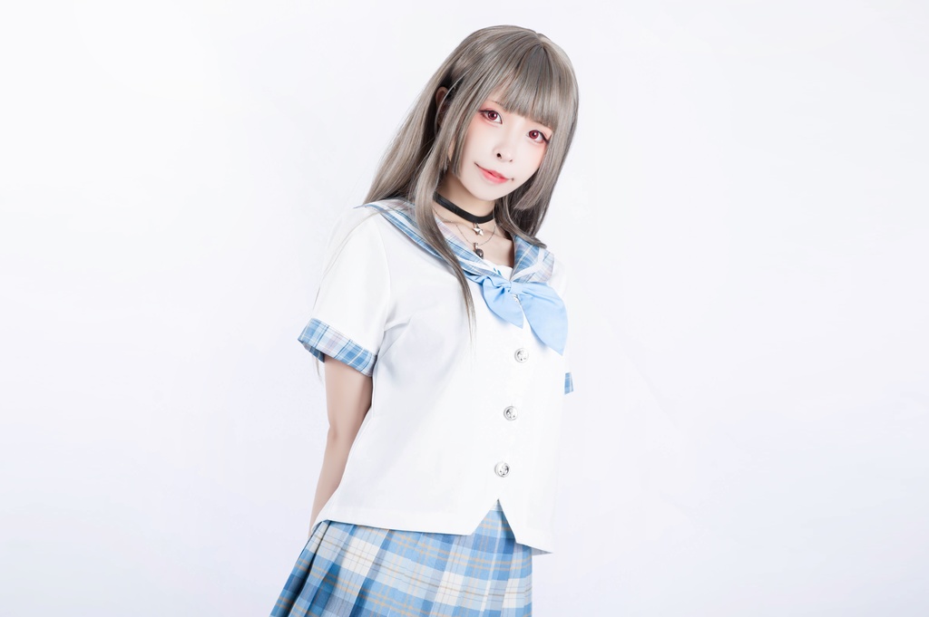 JillpunkオリジナルROCOPUNKO貴族学院王室ロイヤルボタンネックタイ付きクロップド半袖兎耳セーラー水兵服 制服COSPLAYレディースV系 姫系森系ロリータ おしゃれ可愛い萌え