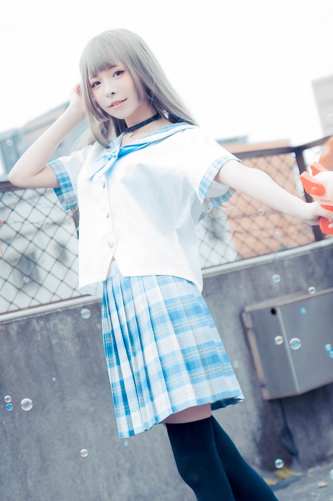 JillpunkオリジナルROCOPUNKO貴族学院王室ロイヤルボタンネックタイ付きクロップド半袖兎耳セーラー水兵服 制服COSPLAYレディースV系 姫系森系ロリータ おしゃれ可愛い萌え