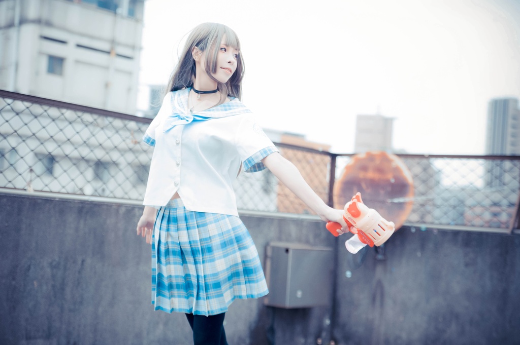 JillpunkオリジナルROCOPUNKO貴族学院王室ロイヤルボタンネックタイ付きクロップド半袖兎耳セーラー水兵服 制服COSPLAYレディースV系 姫系森系ロリータ おしゃれ可愛い萌え