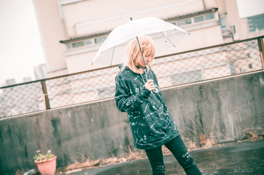 JillpunkオリジナルパンクKERA 偽日本語タピオカ珍珠奶茶超かわいいお宅顔文字仮名フルプリントゆったり長袖スウェットパーカーフード付き メンズ レディー V系 おしゃれ大きいサイズ男女兼用ファッション秋葉系