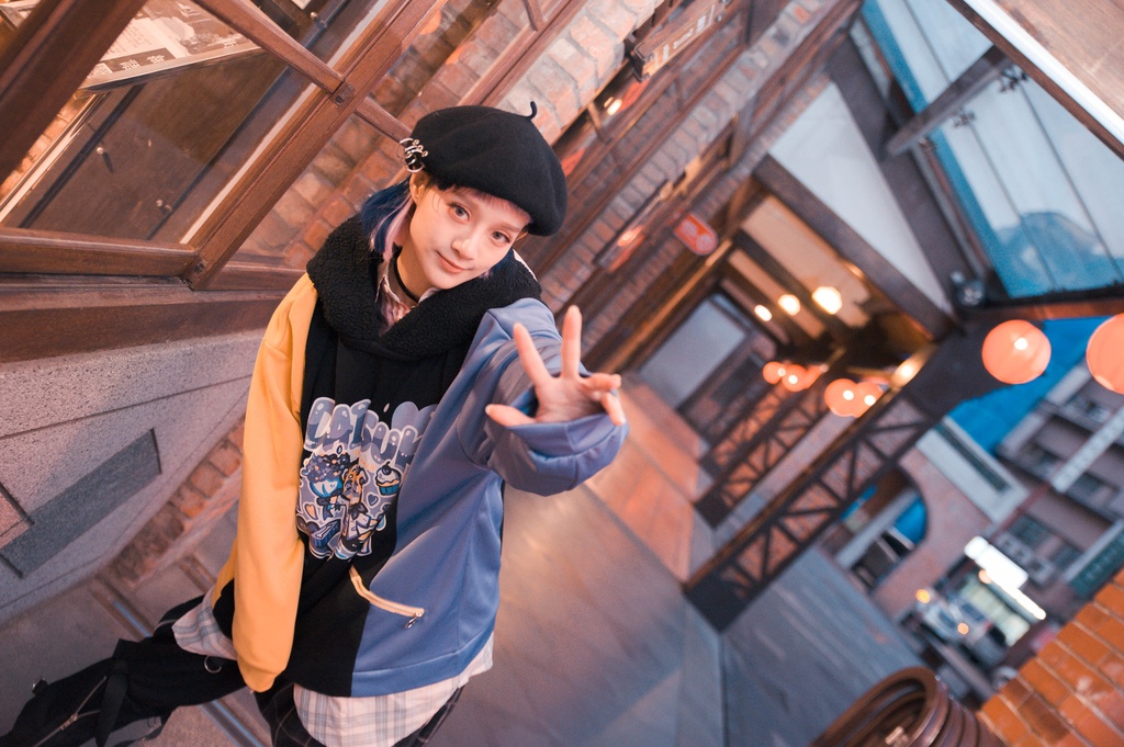 Jillpunkオリジナルお宅可愛い不良高校 独身愛玩犬イヌ耳タータン裏地裏起毛レイヤードゆったりパーカーメンズ レディー V系 おしゃれ大きいサイズ男女兼用ファッション秋葉系萌え犬系