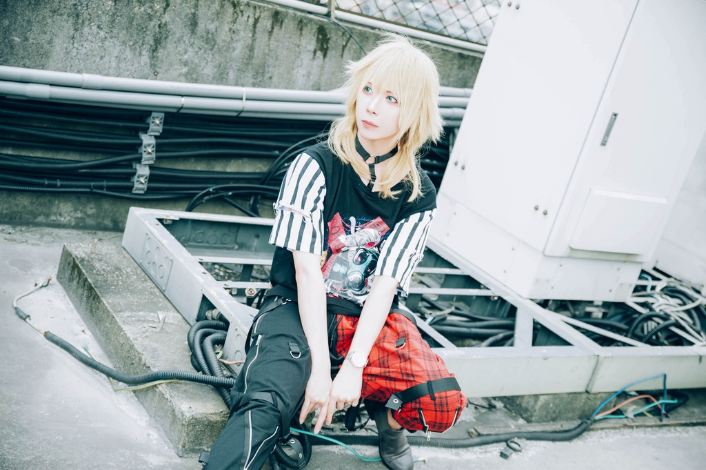 JillpunkオリジナルKERA 芥川龍之介見て地獄漢字書道ゆったりサルエル サスペンダー付きハーレムパンツズボン ファッションおしゃれパンクメンズ レディースV系秋葉系