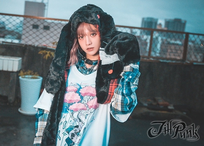 Jillpunkオリジナル二次コン 吸血の桜アームカバー付きスクールシャツセーラー半袖水兵服ワンピースドレスストライプ柄 COSPLAYレディースV系 姫系原宿秋葉系 おしゃれ地雷系可愛い萌え