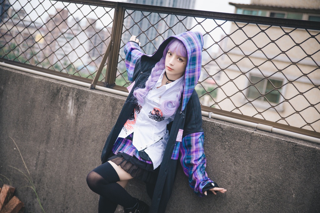 Jillpunkオリジナル二次コン可愛い不良高校応援団長羊ハートボタンフード付きスタジアムジャンパータータン柄裏起毛パーカージャケットロリータ Lolita森ガール レディーおしゃれファッション秋葉系萌え