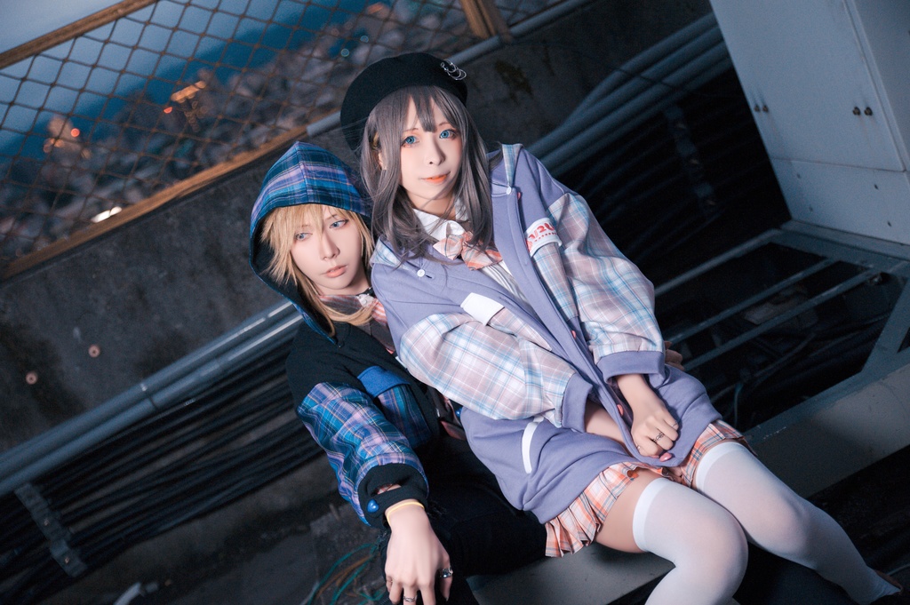 Jillpunkオリジナル二次コン可愛い不良高校応援団長羊ハートボタンフード付きスタジアムジャンパータータン柄裏起毛パーカージャケットロリータ Lolita森ガール レディーおしゃれファッション秋葉系萌え