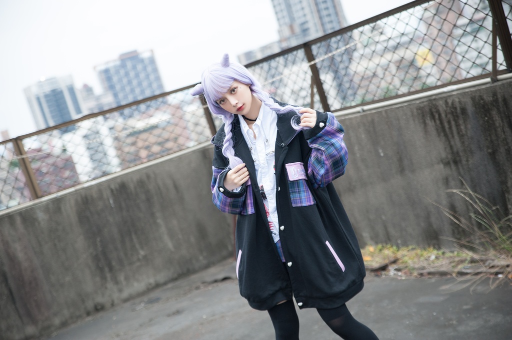 Jillpunkオリジナル二次コン可愛い不良高校応援団長羊ハートボタンフード付きスタジアムジャンパータータン柄裏起毛パーカージャケットロリータ Lolita森ガール レディーおしゃれファッション秋葉系萌え