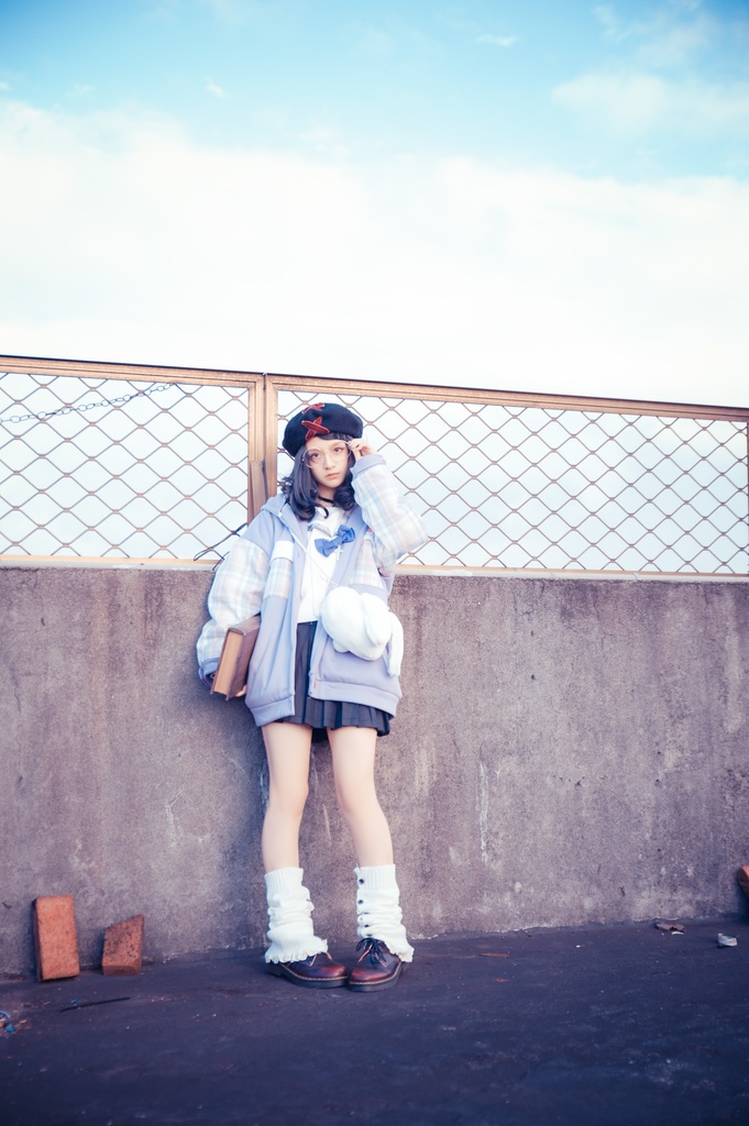 Jillpunkオリジナル二次コン可愛い不良高校応援団長羊ハートボタンフード付きスタジアムジャンパータータン柄裏起毛パーカージャケットロリータ Lolita森ガール レディーおしゃれファッション秋葉系萌え