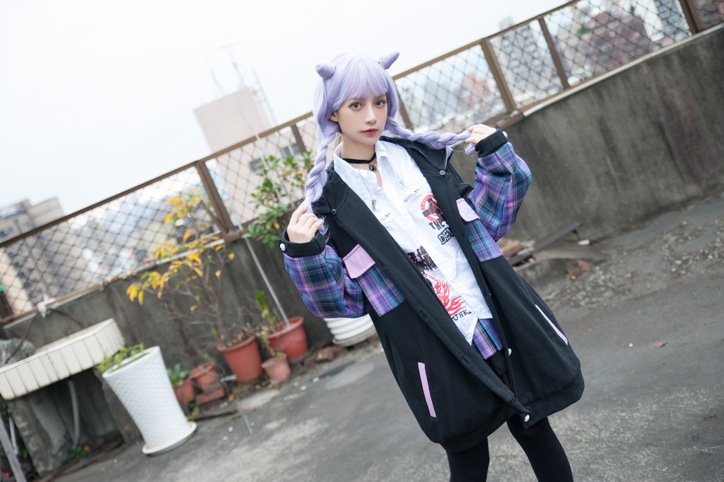 Jillpunkオリジナル二次コン可愛い不良高校応援団長羊ハートボタンフード付きスタジアムジャンパータータン柄裏起毛パーカージャケットロリータ Lolita森ガール レディーおしゃれファッション秋葉系萌え