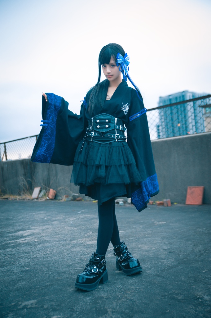 JillpunkオリジナルKERAアニメファンタジー 曼珠沙華彼岸花大正浪漫クモ網レース現代羽織和装ジャケットブレザー メンズ レディー V系カッコいい おしゃれ大きいサイズ男女兼用ファッション秋葉系