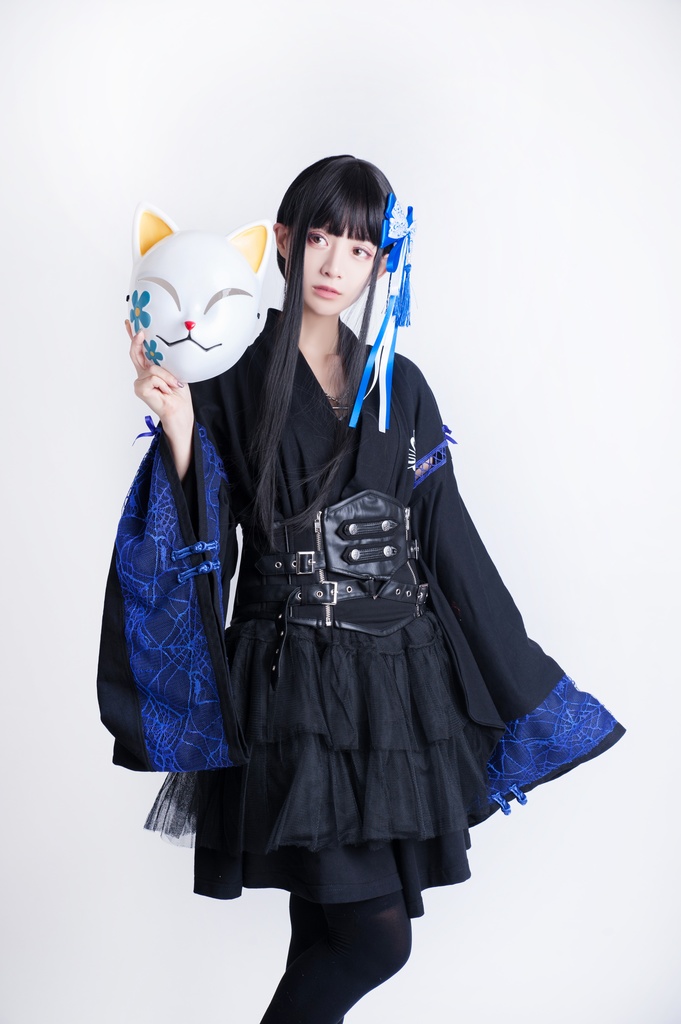 JillpunkオリジナルKERAアニメファンタジー 曼珠沙華彼岸花大正浪漫クモ網レース現代羽織和装ジャケットブレザー メンズ レディー V系カッコいい おしゃれ大きいサイズ男女兼用ファッション秋葉系